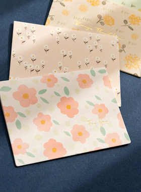 ins高级感花束贺卡生日祝福手写520情人告白邀请卡创意小卡片