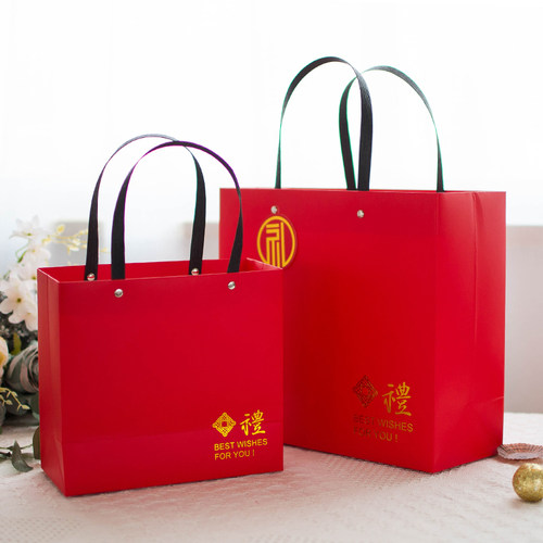 新年礼品袋森屿叶节庆送礼