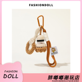 FNDOII手工编织羽毛球挂件毛线成品包包挂件包挂饰车钥匙扣车挂饰