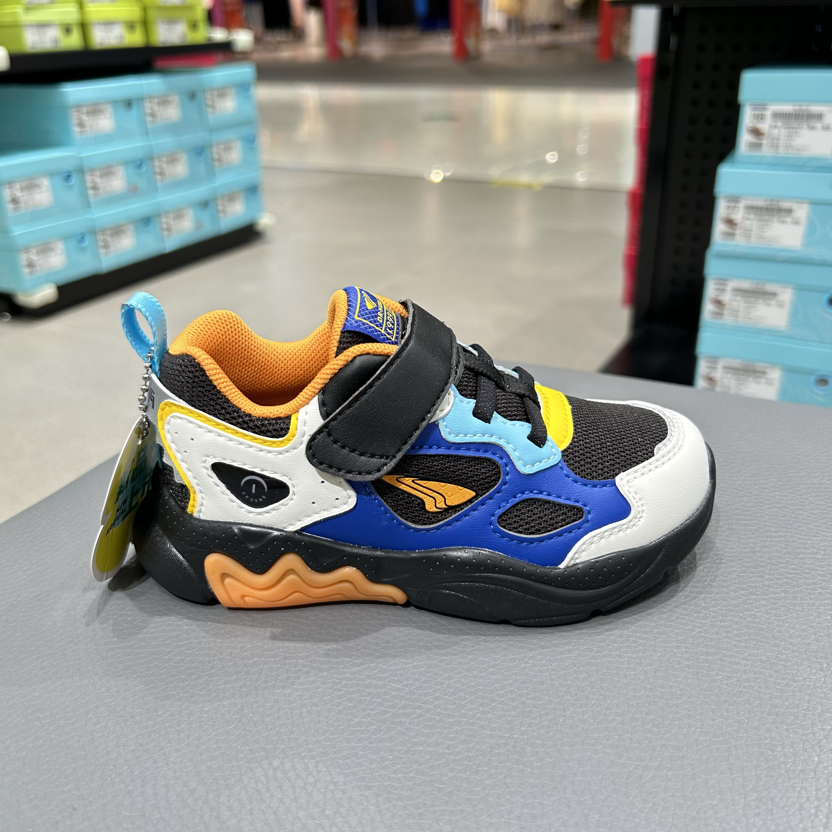 江博士专柜正品2024秋季二阶段机能鞋男童防滑闪灯学步鞋B1404583