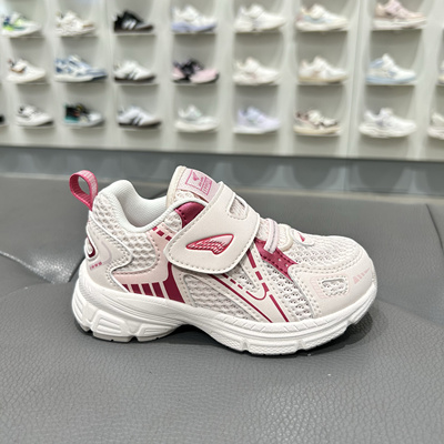 江博士专柜正品2025春季女童二段网面透气学步鞋机能鞋1B14A1008F