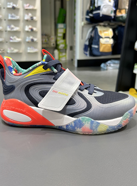 江博士专柜正品2025春季男女童高帮减震系带篮球鞋1C10A1002EM0