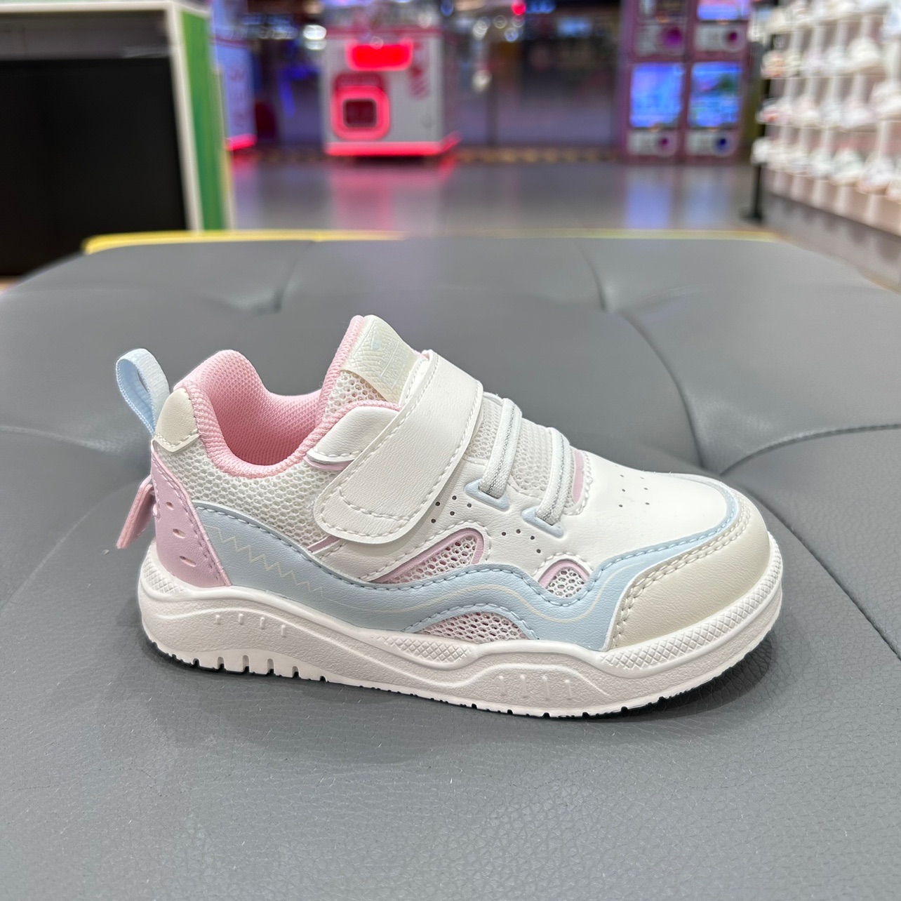 江博士专柜正品2024春季女童二阶段机能鞋板鞋防滑学步鞋B1403852