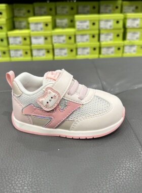 江博士专柜正品2026春一段步前鞋女宝网面透气学步鞋1B13B1052BW0