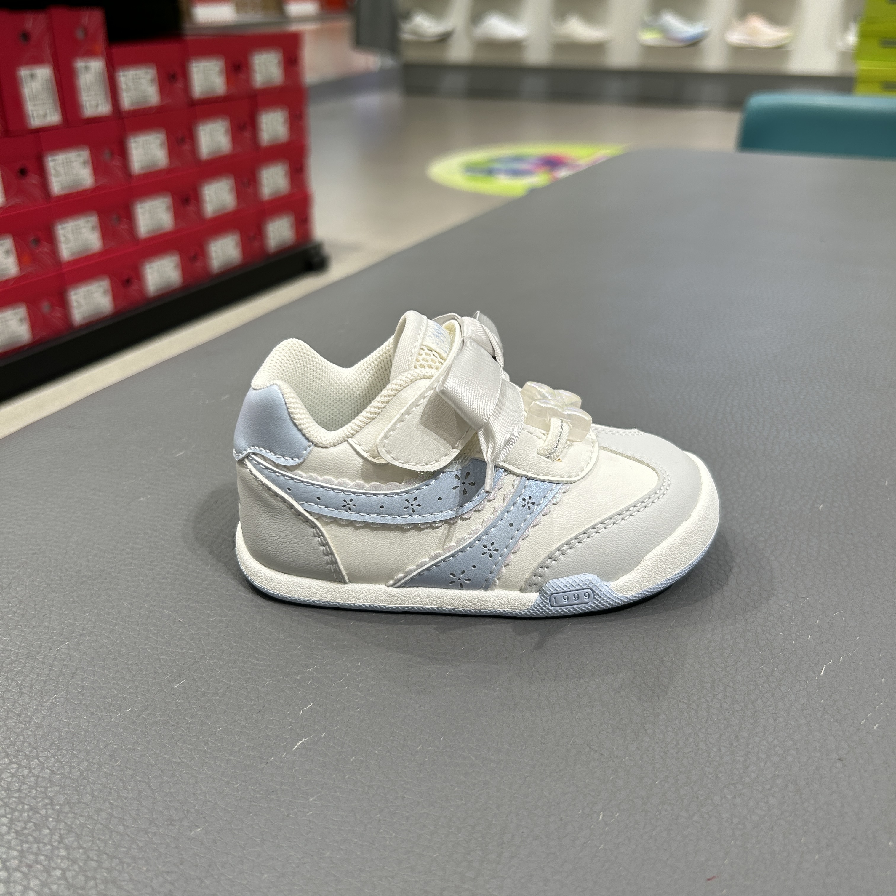 江博士专柜正品2025春女童一段软底步前鞋防滑机能鞋1B13A1020AW0