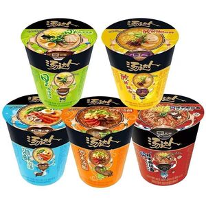 统一汤达人方便面韩式辣牛肉日式豚骨酸酸辣辣罗宋海鲜泡面速食面