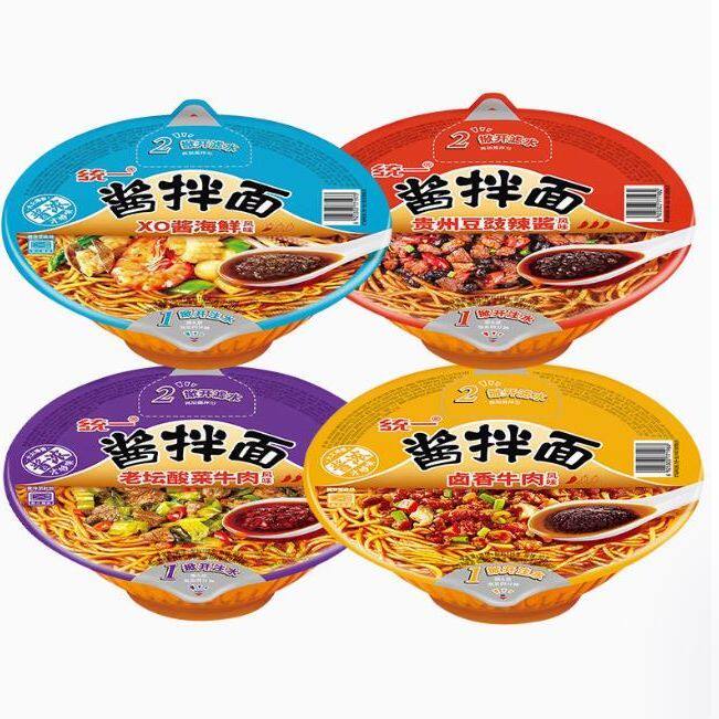 统一酱拌面xo豆豉卤面酱海鲜老坛冲泡干拌面方便面