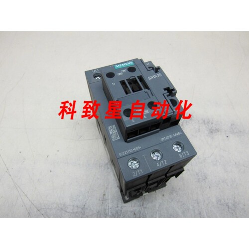 工业配件接触器3RT2036-1AK60 110V/50HZ 120V/60HZ COIL 51AMP