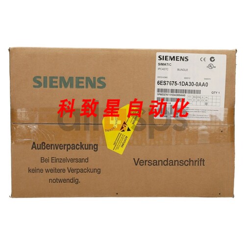 工业配件IPC427C BUNDLE CELERON M1.2GHZ-6ES7675-1DA30-0AA0