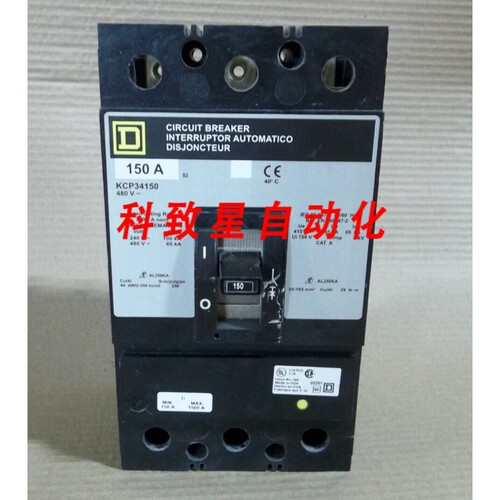 工业配件TAKE OUT KCP KCP34150 3极150 AMP 480V 灰色断路器