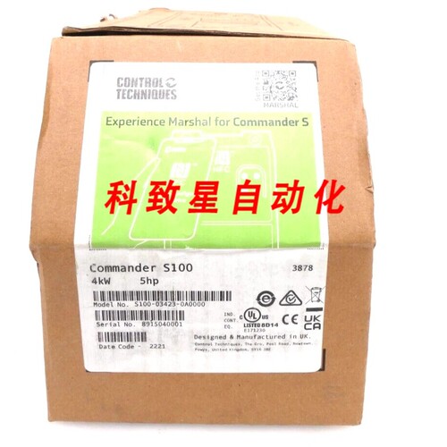 工业配件控制COMMANDER S100-03423-0A0000 4千瓦