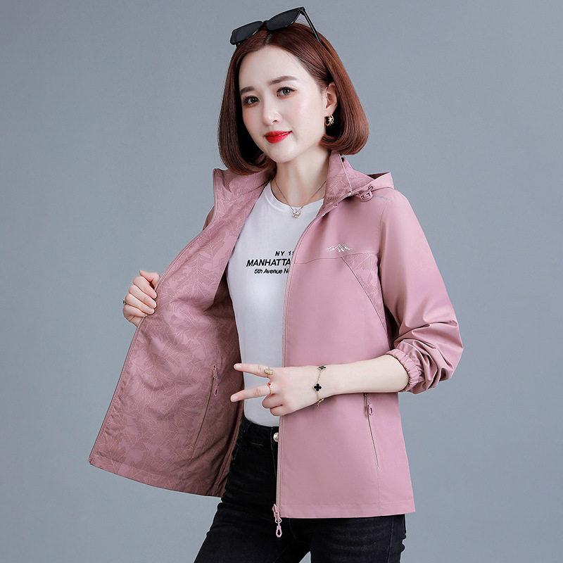 官方正品两面穿风衣外套女短款秋季休闲热销女装秋冬装台湾短外套