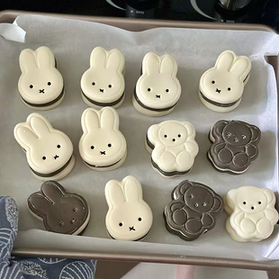 汤果老师 卡通可爱小兔馒头模具面食饼干模具通用烘焙宝宝辅食