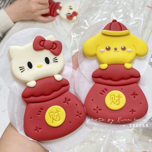 贤惠卡通包凯蒂福袋荷叶夹馒头模具面食花样造型家用辅食diy制作