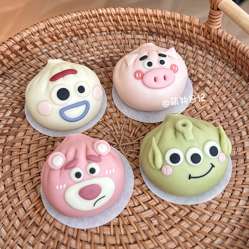 萌物日记卡通动物馒头模具