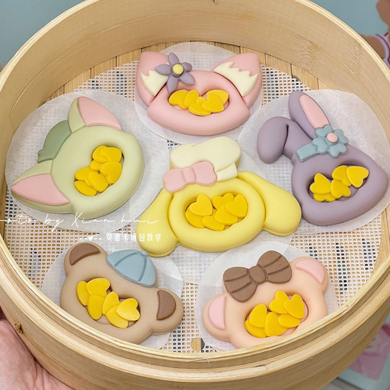 贤惠卡通包 卡通大小披萨馒头模具宝宝花样造型馒头面食diy制作
