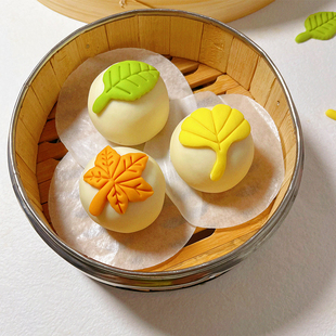 Loveme老师  秋季可爱卡通枫叶树叶银杏叶香肠包子模具 家用商用