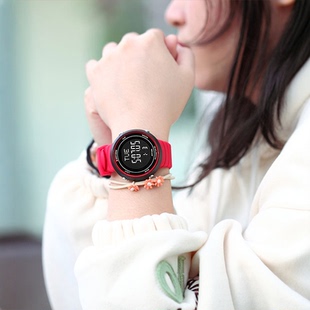 动特酷运动计步电子手表学生夜光防水计时多功能表男女情侣手表