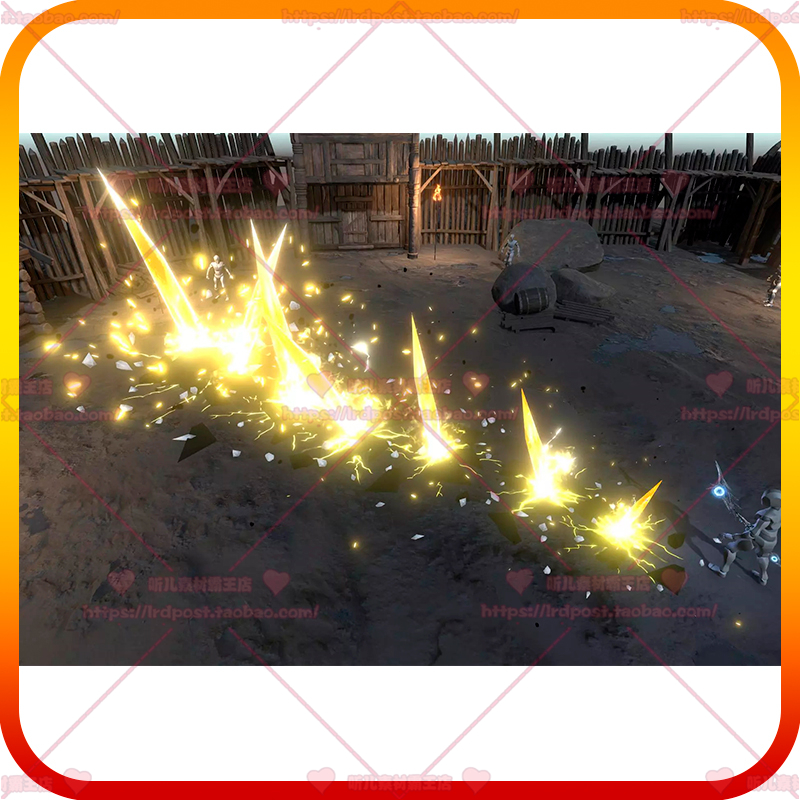 Unity3D Wizard spells pack 1.0高质量魔法技能特效包