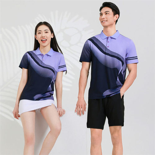 羽毛球服短袖T恤修身网球