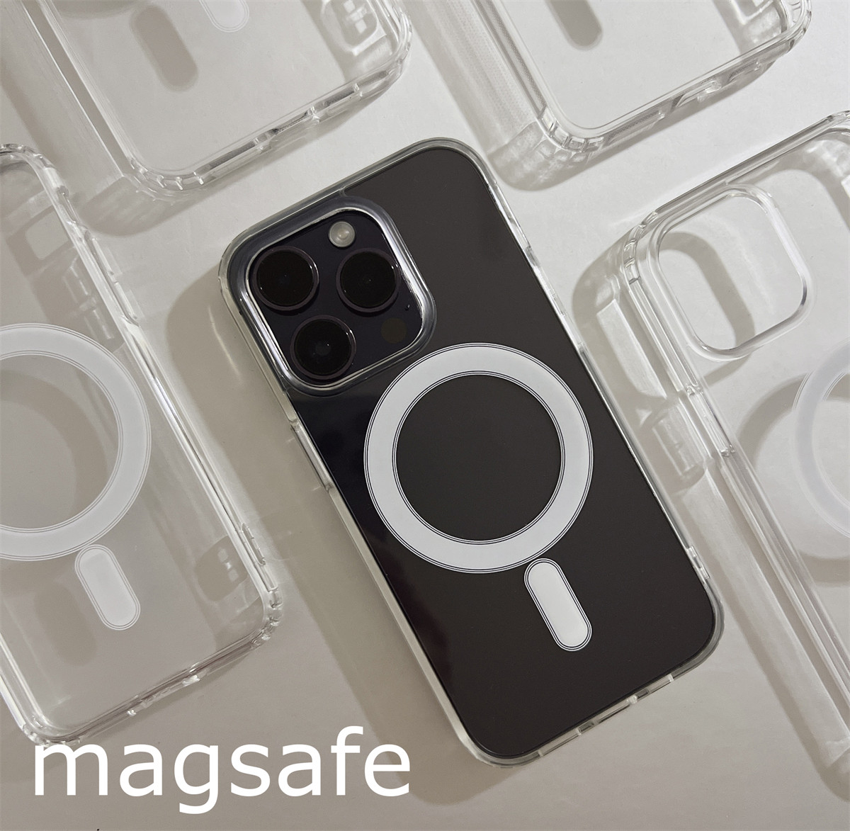 iphone7-15磁吸magsafe透明壳图片