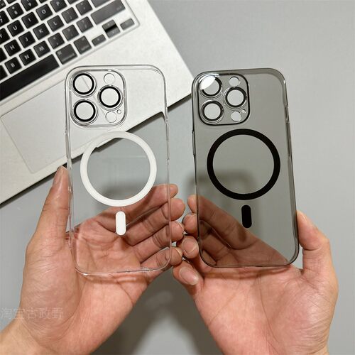 iphone全包镜头硬壳磁吸壳