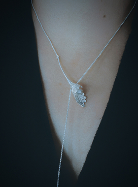 Lace&love马蹄莲蕾丝项链轻奢