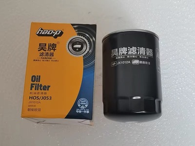 JX1012A机油滤芯适配重汽豪沃东风朝柴4102 欧三机滤HOS/J053
