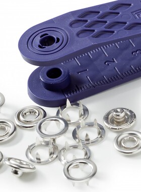 德国 Prym 布扣 婴儿和儿童服装速扣淡粉色,浅蓝色390100 390700