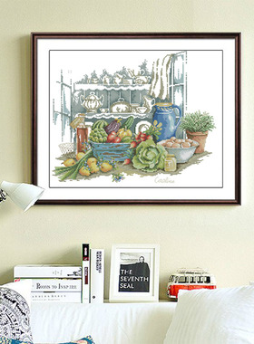 法国DMC十字绣 套件 专卖 客厅-橱房蔬菜-SG111精准印花