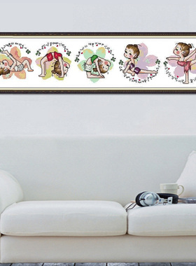 法国DMC十字绣套件-瑜珈娃娃-RW251精准印花