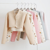 秋冬季 空气棉睡觉女士专用披肩衣 夹层月子护肩膀保暖纯棉加厚长袖