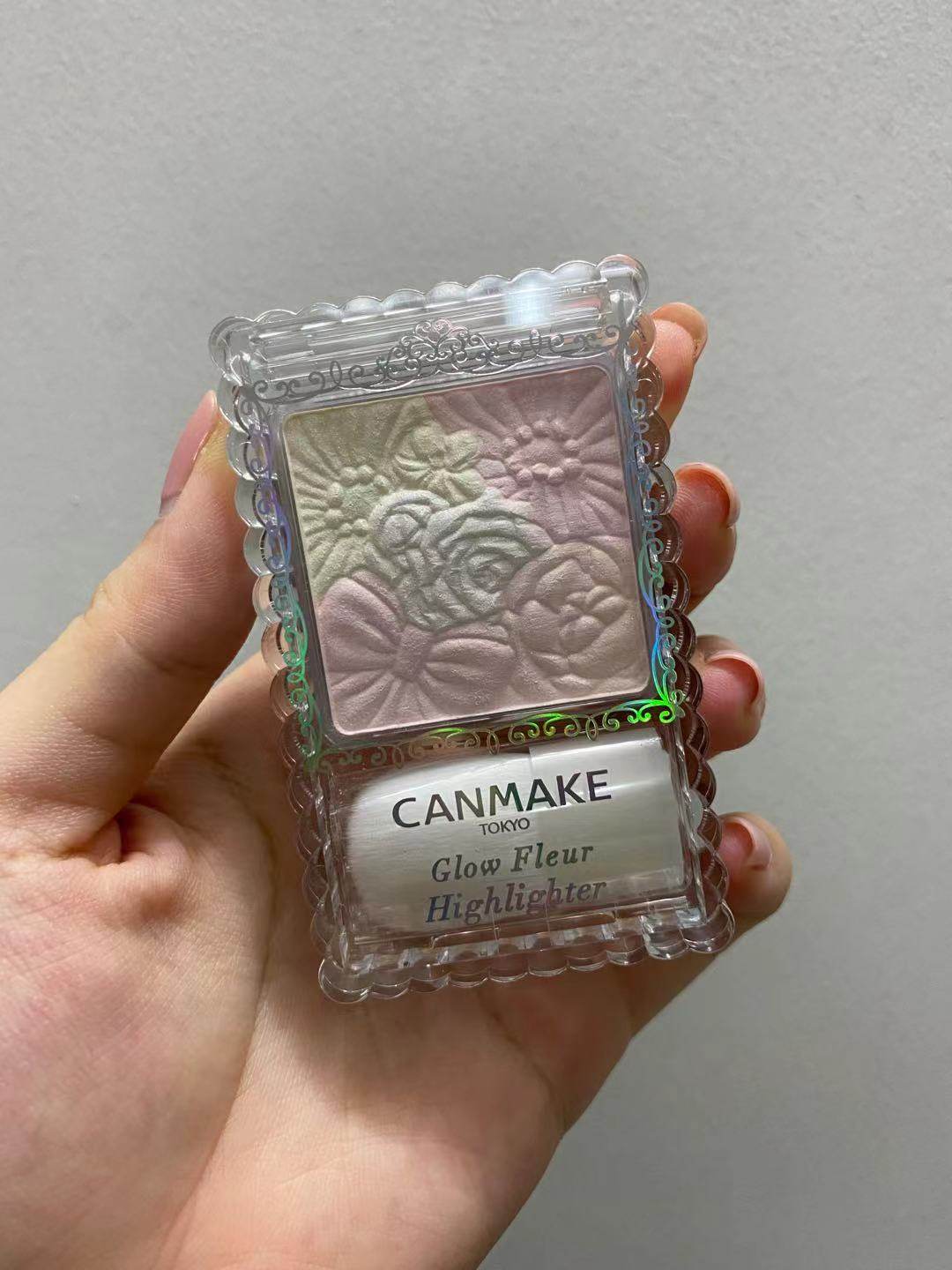 日本canmake井田造影花瓣五色腮红高光立胭脂自然一体盘修容