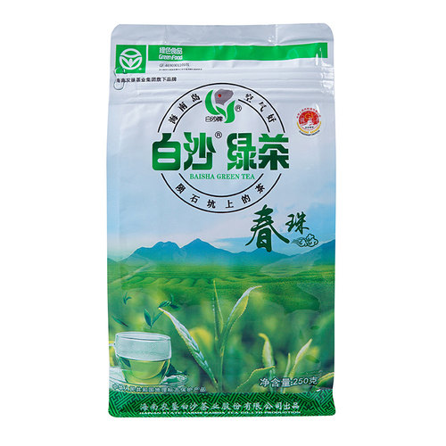 海南特产茶叶白沙春珠绿茶250克
