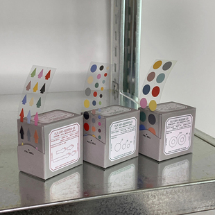 韩国flagg小清新简约重点标记贴美纹花纹手帐贴纸胶带ins风装饰贴