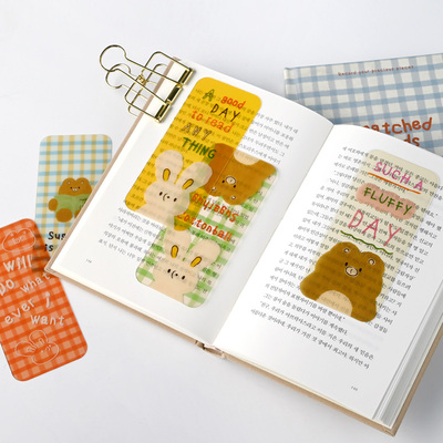 韩国正品书签索引分页透明亚克力