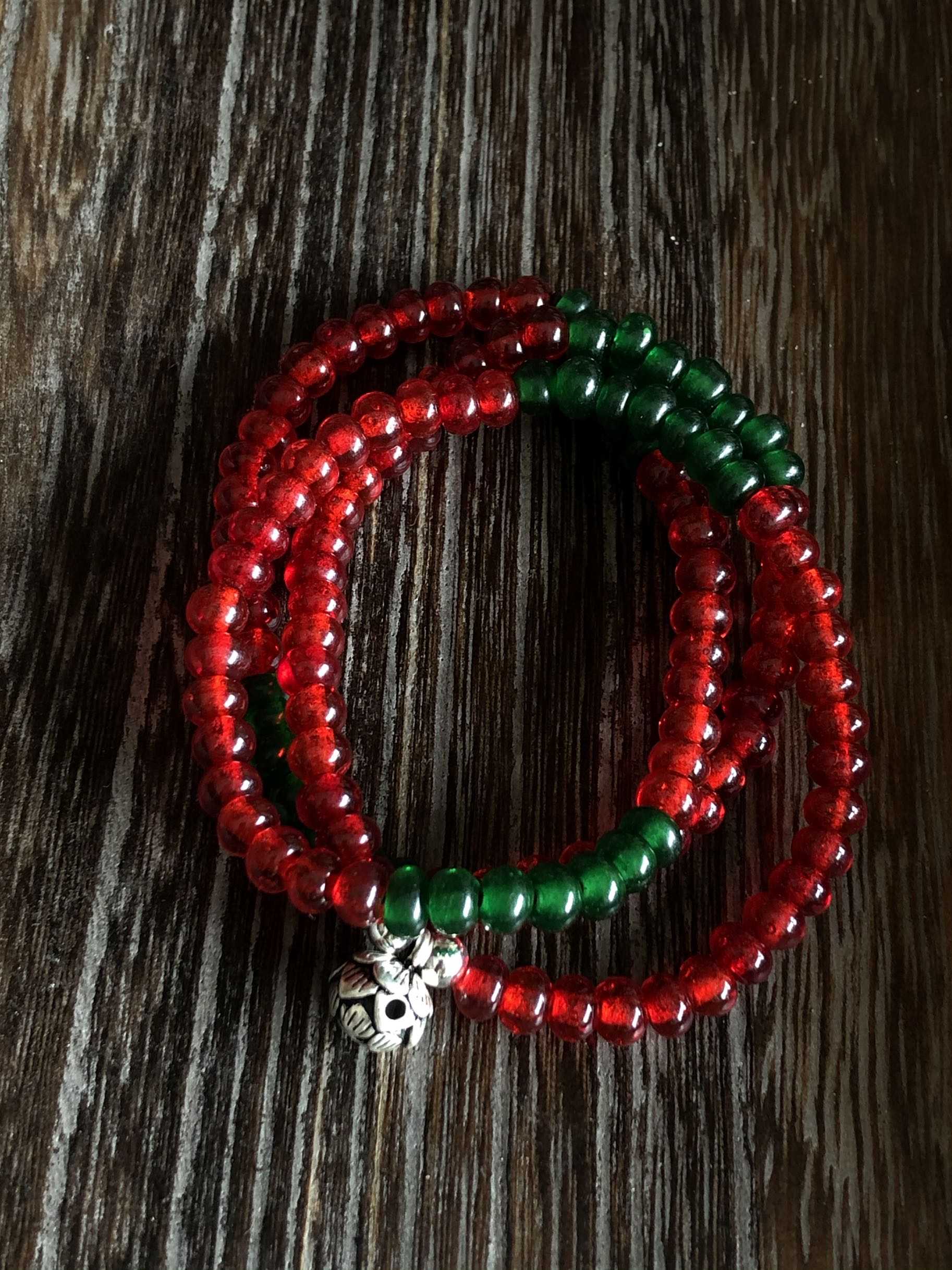 博山老琉璃6-7mm珍贵亮红石榴红金红手工DIY散珠佛珠饰品配件隔珠