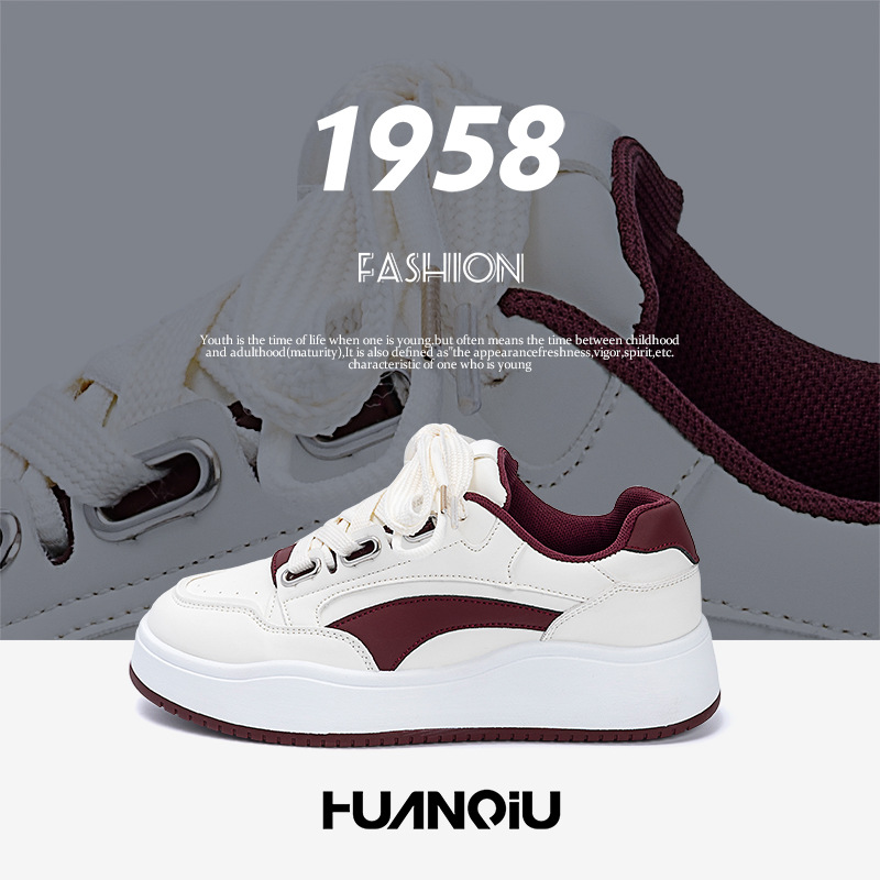 环球厚底板鞋男ZHQ-ZL9002春季男鞋潮流百搭爆款男士低帮休闲鞋