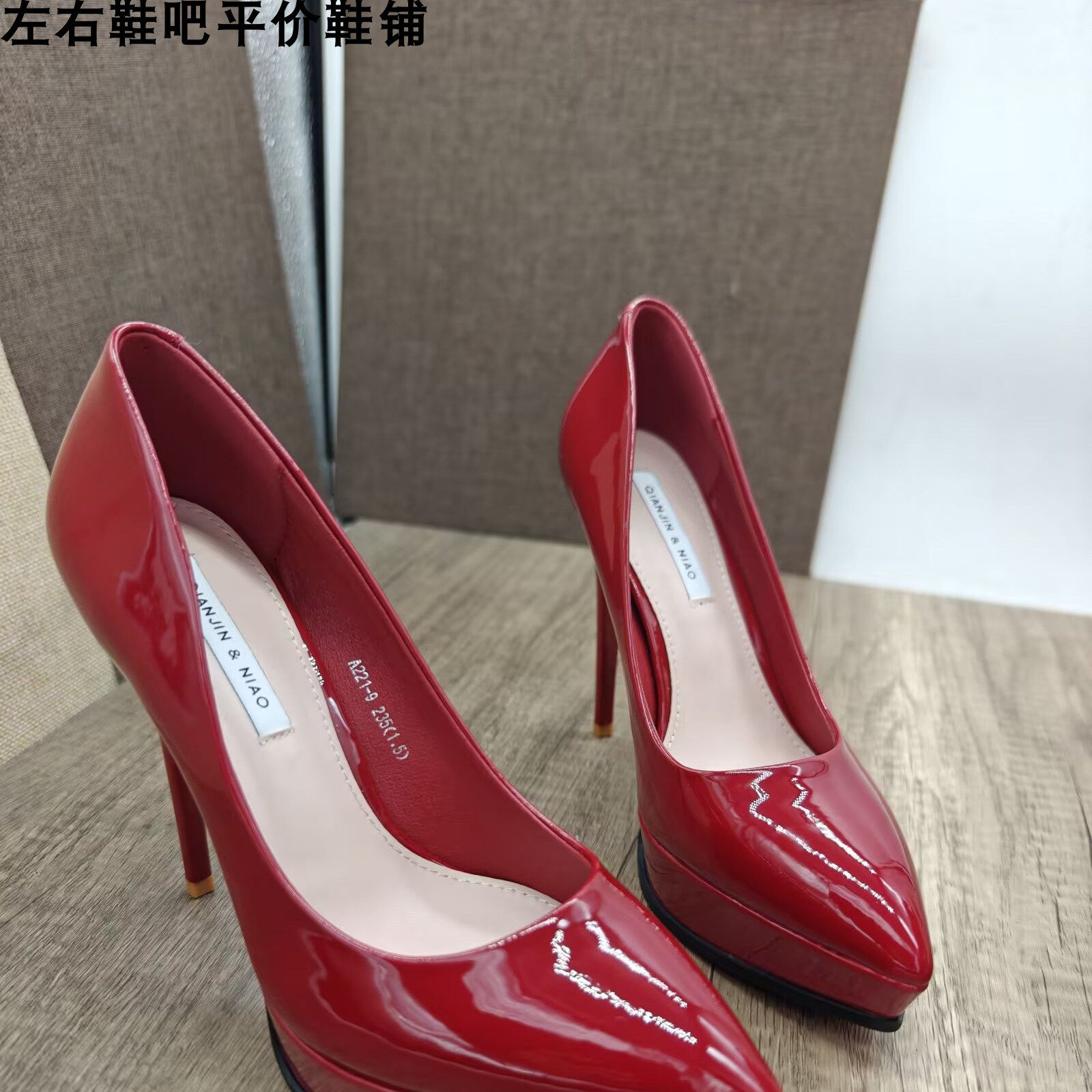 防水浅口高跟鞋浅口高跟鞋女单鞋