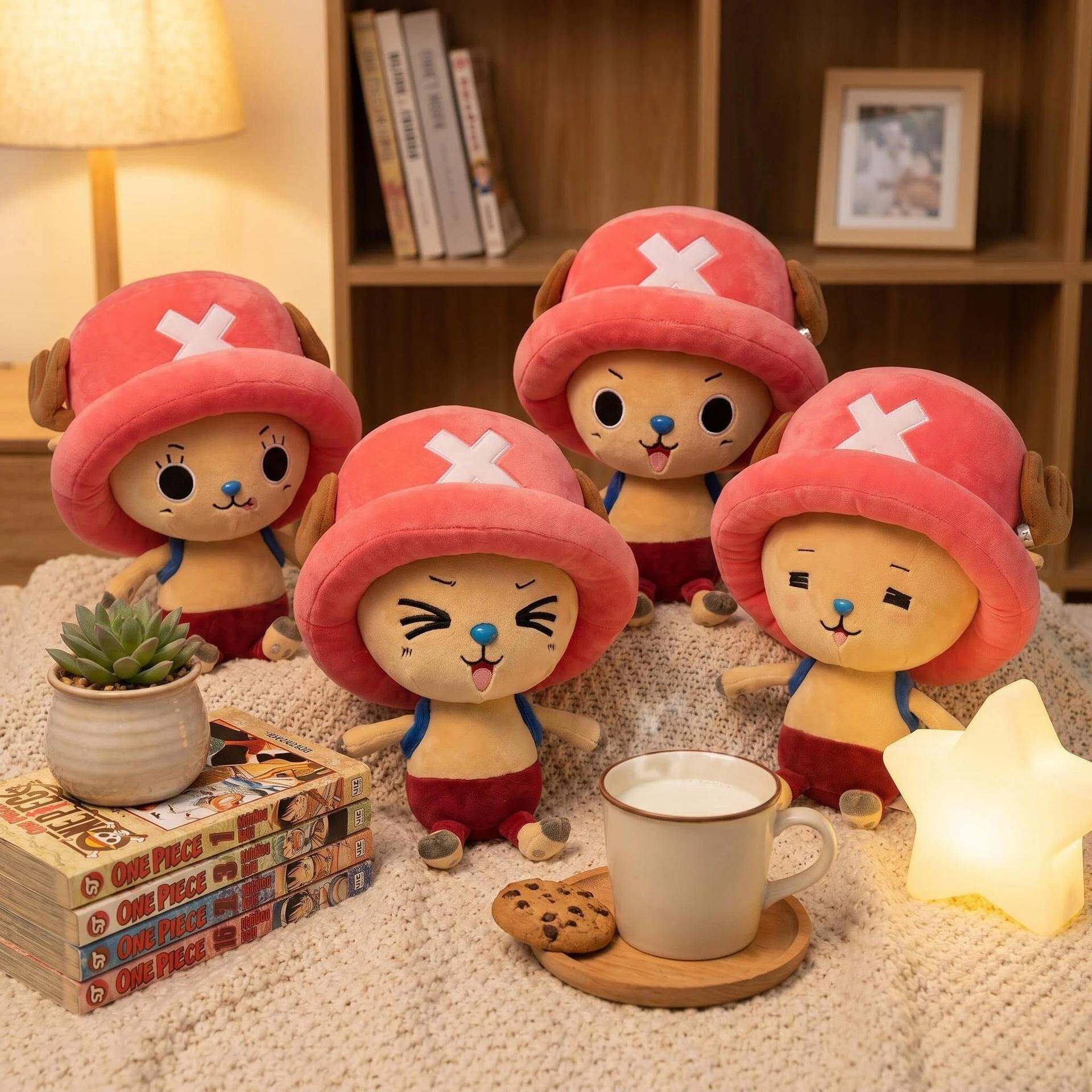海贼王乔巴表情包毛绒挂件系列盲盒潮玩公仔可爱玩偶挂饰礼物