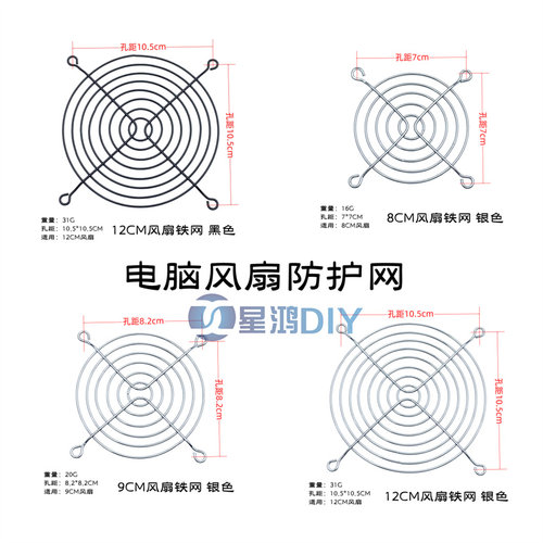 热风机网罩8CM9CM12CM
