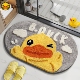 B.Duck小黄鸭浴室吸水加厚植绒地垫地毯卫生间脚垫家用厕所门口垫