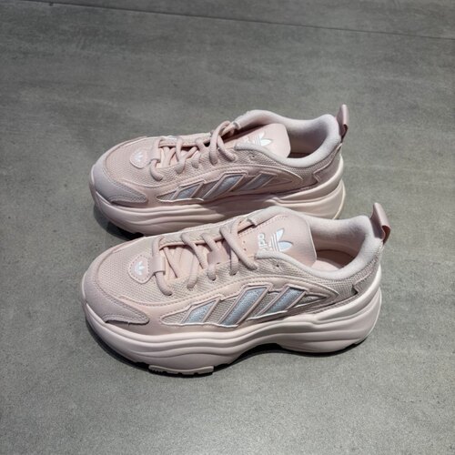 adidas originals OZGAIA 正品低帮休闲老爹鞋女士浅粉色KJ7309