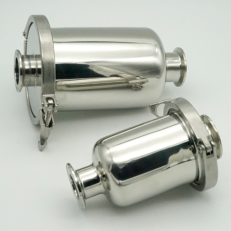 304不锈钢过滤器/卫生级直通过滤器/微孔膜过滤器/卫生管道过滤器