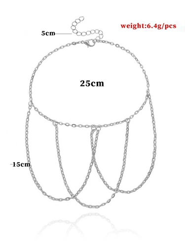 Сексуальное ювелирное украшение с кисточками, цепь, летний трендовый аксессуар, европейский стиль, простой и элегантный дизайн