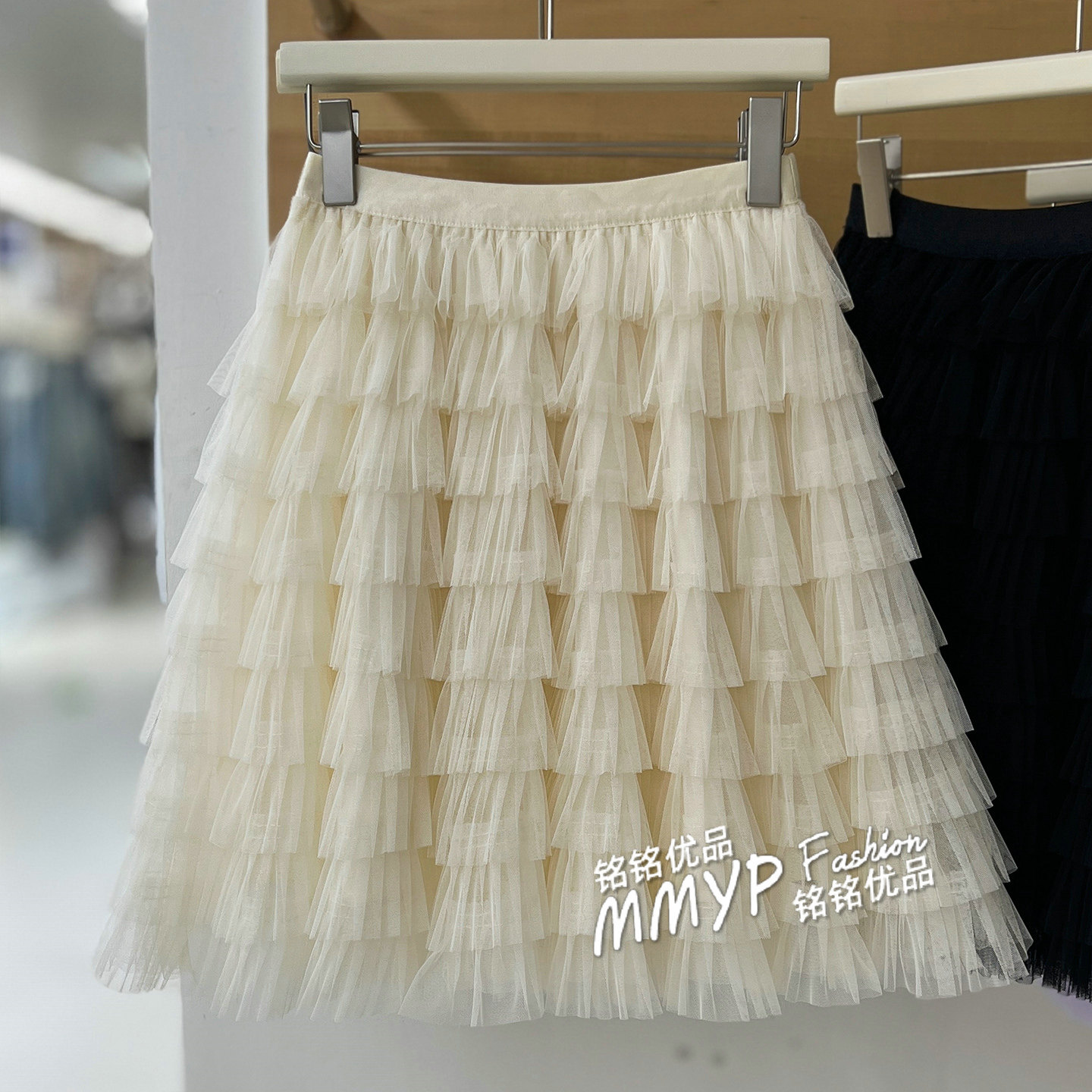 夏天流行爆款层层网纱短裙半身裙女2026夏季新款蛋糕蓬蓬裙子纱裙