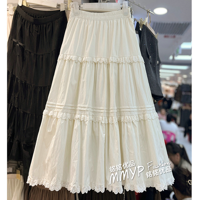 巨好看必入！花边蛋糕裙半身裙棉