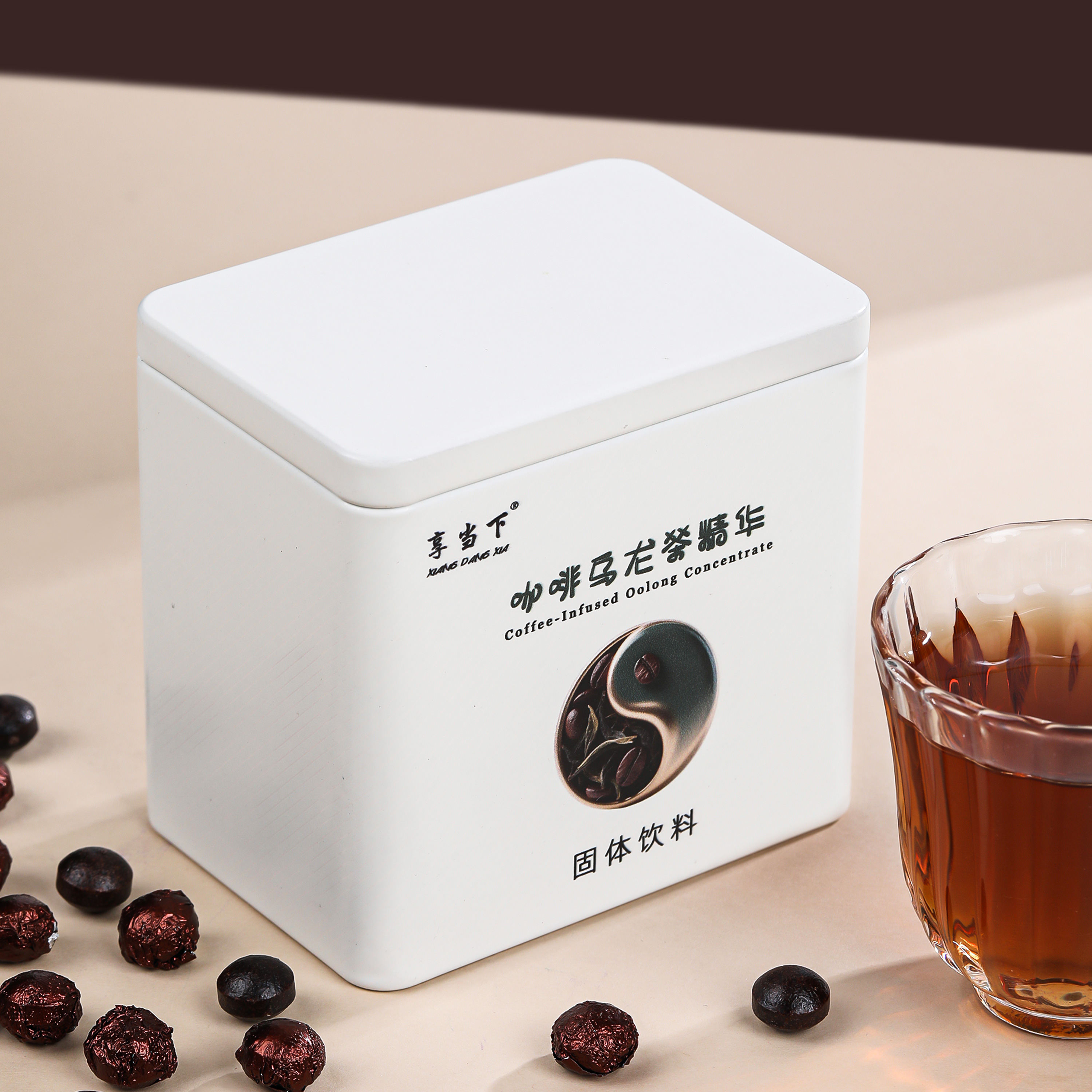 提神油切黑咖啡乌龙茶