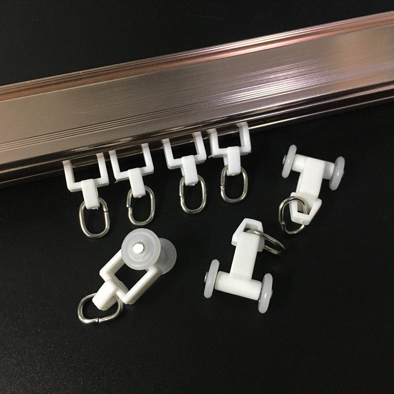 老式窗帘轨道滑轮 珠轮 吊轮 方轨走珠 滚轮 挂钩滑车 窗帘布吊轮,居家布艺,窗帘轨道,淘宝优惠券,粉丝福利购,淘宝优惠卷