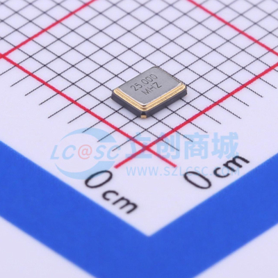 TAXM25M4RDBCCT2T 25MHz ±10ppm 10pF 编带 SMD3225-4P 贴片晶振